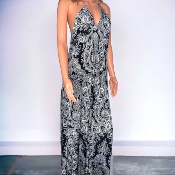 Amore Dress l Maxi l Halter Tie-back l Soft stretch l L l EUC - Picture 3 of 14